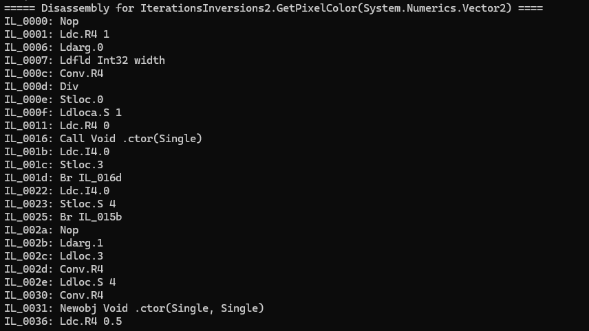 CIL disassembly